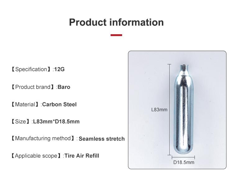 12g CO2 Cartridge For Air Guns