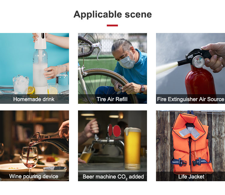 12g Threaded CO2 Cartridge