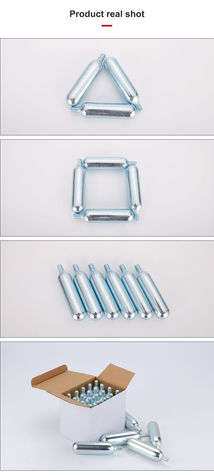 25g CO2 Thread Cartridges